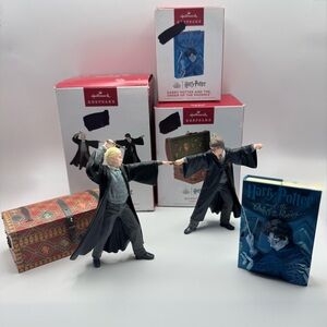 Hallmark Keepsake Harry Potter Ornament Lot of 3 with Boxes